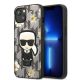 Karl Lagerfeld Flower Ikonik Karl case for iPhone 13 mini - gray