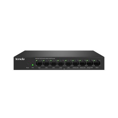 Tenda G0-8G-PoE Gigabit Ethernet Router Black