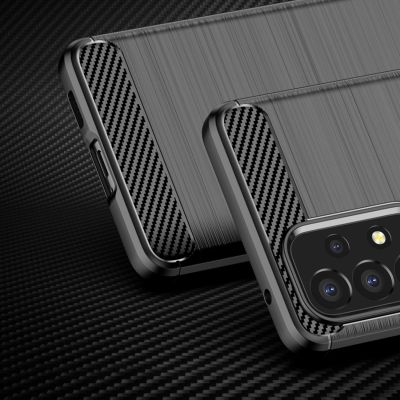 2. Carbon Case Flexible Cover Sleeve for Samsung Galaxy A53 5G black