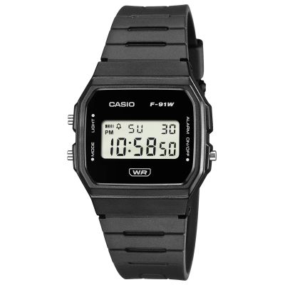 CASIO Unisex Watch F-91WB-1AVEF + BOX