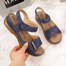 Velcro sandals eVento W EVE223C navy blue