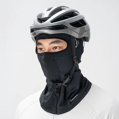 4. Wozinsky WKM-02B Balaclava Face Mask Motorcycle Bicycle Balaclava with Glasses Holes - Black