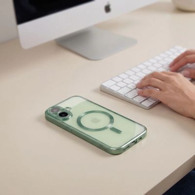 6. Tech-Protect MagFlex Case for iPhone 17 - Matte Green