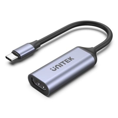 UNITEK V1416B Cable Adapter 0.15m USB Type-C HDMI Gray