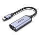 UNITEK V1416B Cable Adapter 0.15m USB Type-C HDMI Gray
