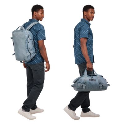 3. Thule Chasm Recycled Duffel 30L Travel Bag - Pond Gray