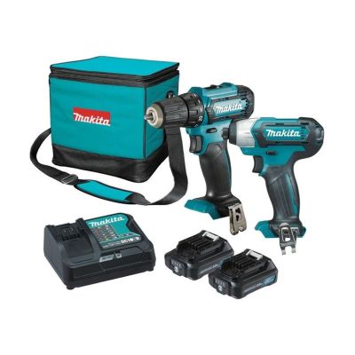 3. Makita CLX224A Combo Kit CXT Battery Toolbox 12V MAX; 2 x 2.0 Ah Li-ion (DF333D + TD110D)