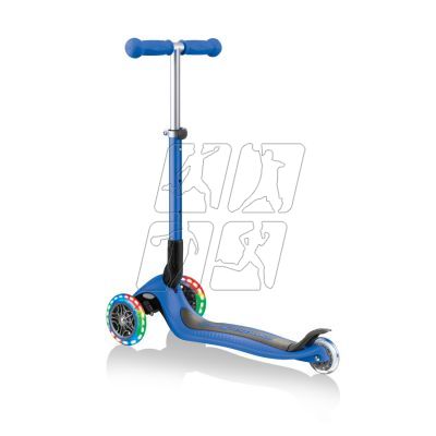 21. 3-wheel scooter Globber Foldable Lights Navy Blue Jr 437-100