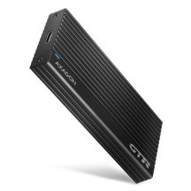 Axagon EM2-GTR M.2 Black SSD Enclosure