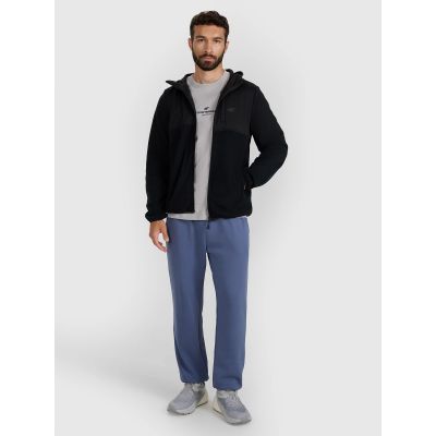 4. Men's regular hooded fleece 4F 4FWAW25TFLEM417-20S