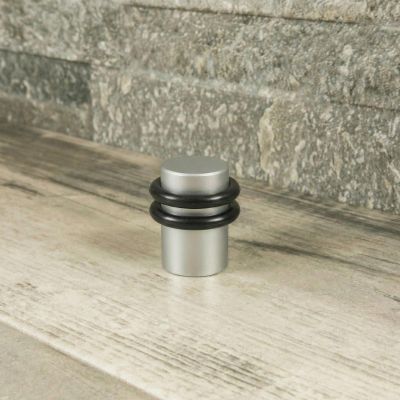 6. 25/40 mm Stainless Steel Satin Door Stopper, KOWALSKI