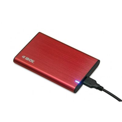 4. I-BOX HD-05 EXTERNAL CASE 2.5" USB 3.1 GEN.1 RED