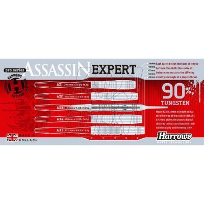 3. Darts Harrows Assassin Expert 90% Softip HS-TNK-000013220