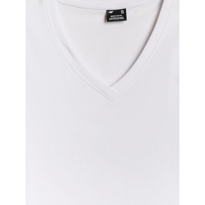 5. Women's regular plain T-shirt 4F 4FRMM00TTSHF3618-10S