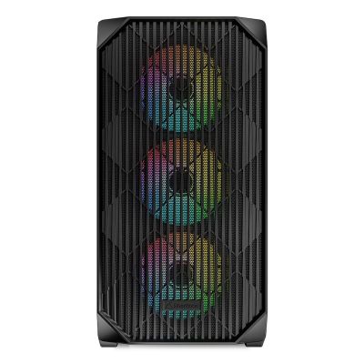 2. Sharkoon MK3 RGB Micro-ATX 1xGlass Black Case