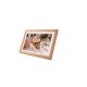 Denver PFF-1040LW Digital Photo Frame Wood 25.6 cm (10.1") Touchscreen Wi-Fi