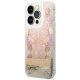 2. Guess Paisley Liquid Glitter case for iPhone 14 Pro - gold