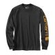 Carhartt Sleeve Logo T-Shirt L/S - carbon heather size: s