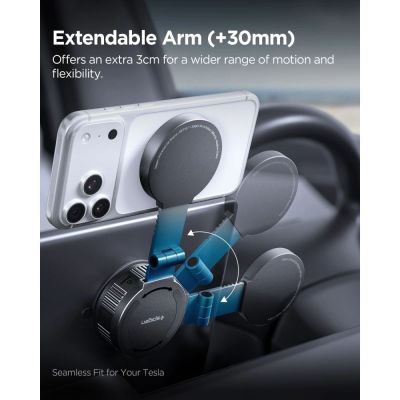 11. Spigen MFT35-1 MagSafe Car Mount for Dashboard - Black