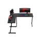 15. Huzaro Hero 6.0 Black RGB Gaming Desk