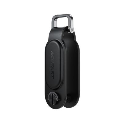 Acefast S4 Bluetooth Keychain Locator Compatible with Apple Find My - Black