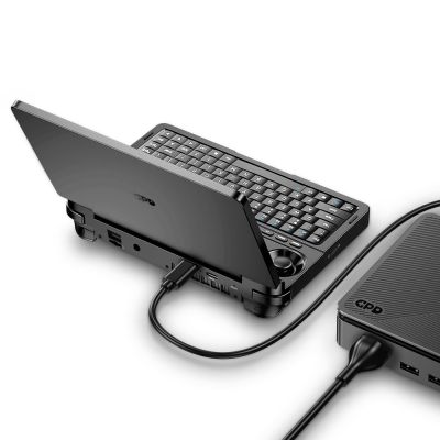 44. Laptop GPD-WinMini-HX37032002B Ryzen AI 9 HX370/7" FHD Touchscreen 120Hz/32GB/SSD 2TB/BT/BLKB/AMD Radeon 890M 8GB/Win 11 Black