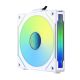 4. Lian Li UNI FAN SL-INF 120 ARGB Reverse Blade PWM Fan - 120mm, White