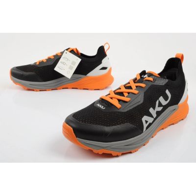 9. Aku men's outdoor trekking shoes Aira comfortable hiking black gray orange