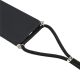 6. Samsung Galaxy A57 5G Case with Fiber Lining and Crossbody Strap - Black