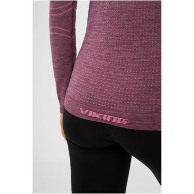 6. VIKING Lana Pro Longsleeve Merino Women's Underwear Size S Pink