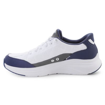 4. Skechers Slip-ins: Contour Foam - Cozy Fit 232619-WNV White/Navy