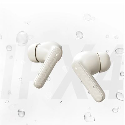 5. QCY Buds In-Ear Headphones with ENC SBC IPX4 Bluetooth 5.4 - White