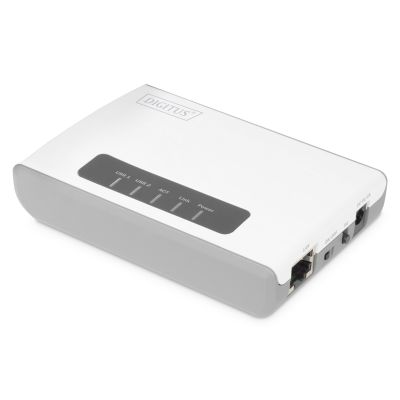 8. DIGITUS MULTIFUNCTIONAL NETWORK SERVER, WIRELESS 2-PORT, USB 2.0, 300MBPS DN-13024