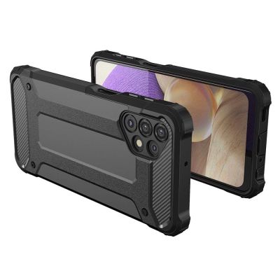 3. Hybrid Armor Case Tough Rugged Cover for Samsung Galaxy A73 blue