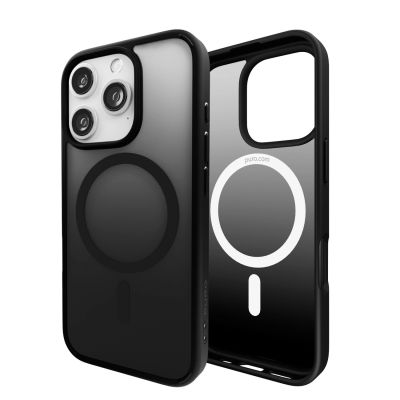 7. Puro Gradient MagSafe Silicone Case for iPhone 16 Pro Max - Black