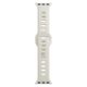 11. 3mk Silicone Watch Strap for Apple Watch 38/40/41 mm - white