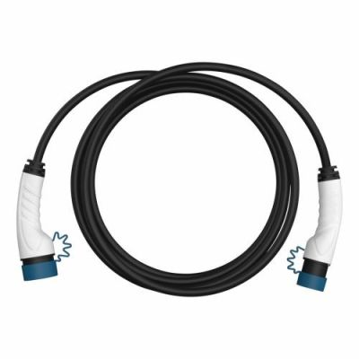 8. Ansmann 1900-0118 Electric Vehicle Charging Cable Black Type 2 3 7.5 m