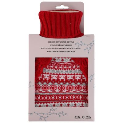 6. RUBBER HOT WATER BOTTLE IN A CASE ALPINA 0.7L NORDIC