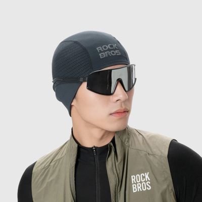 7. Rockbros LF25956 Seamless Knit Cycling Cap - Black