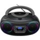 Denver TDB-212GR CD radio, DAB+, DAB, FM, AUX, USB, Bluetooth, CD, Black, Gray