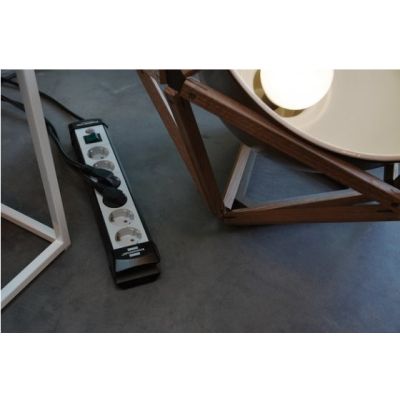 7. Brennenstuhl 1951560101 5 m power strip 6 x network sockets Indoor Black, Gray