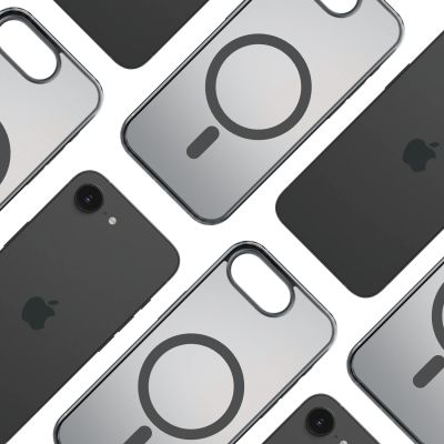 11. 3mk Frosty MagCase for iPhone 16E - Black