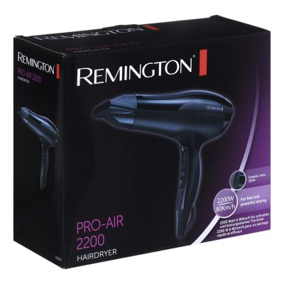 6. REMINGTON D5210 Hair Dryer (2200W; Black)