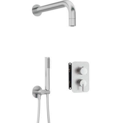 Concealed shower set with mixing BOX - with shower head