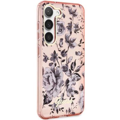 4. Guess GUHCS23MHCFWSP S23+ S916 pink/pink hardcase Flower Collection