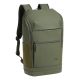 2. Rivacase Eden Backpack Travel Backpack Olive Waxed Leather (Pull Up), Polyester, Recycled Polyethylene Terephthalate (rPET)