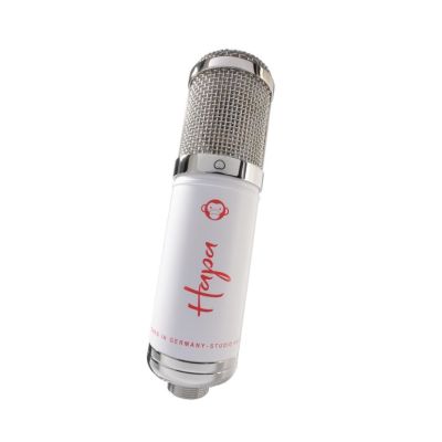 4. Monkey Banana Hapa White Table Microphone