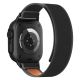 3. Tech-Protect Nylon Elite Strap for Apple Watch 44 / 45 / 46 / 49 mm - Black & Orange