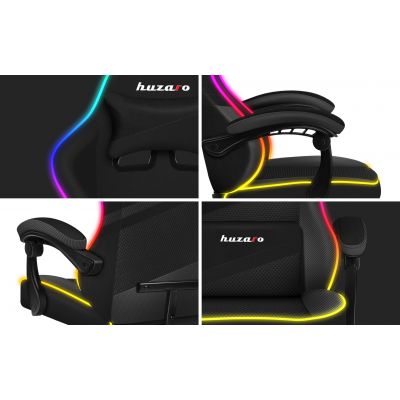 3. Huzaro Force 4.4 RGB Black Gaming Chair