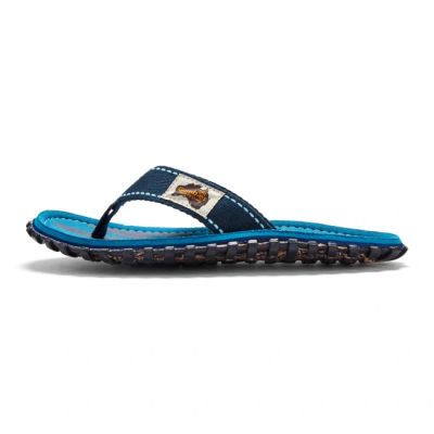 5. Gumbies Men's Flip-Flops ISLANDER FLIP-FLOP BLUE SURF